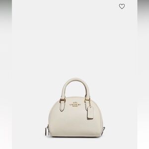 Coach white Sydney satchel